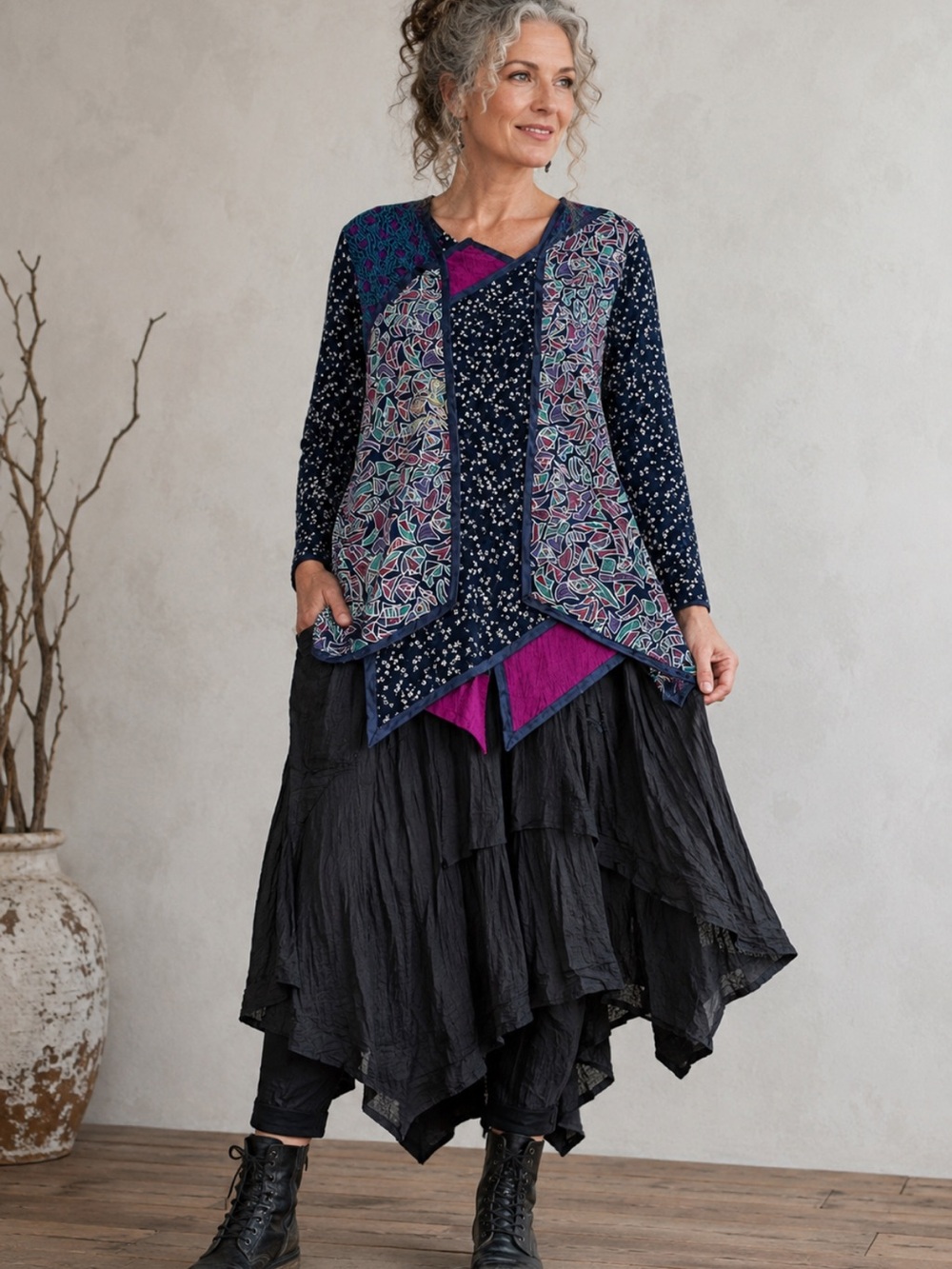 Vintage 80s Maggie Shepherds  Australia Wearable Art Tunic